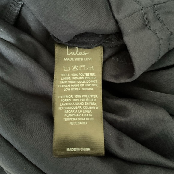 Lulus Notorious Charm Navy Blue Pleated Tiered Flutter Sleeve Maxi Dress NWT XL - Picture 14 of 16